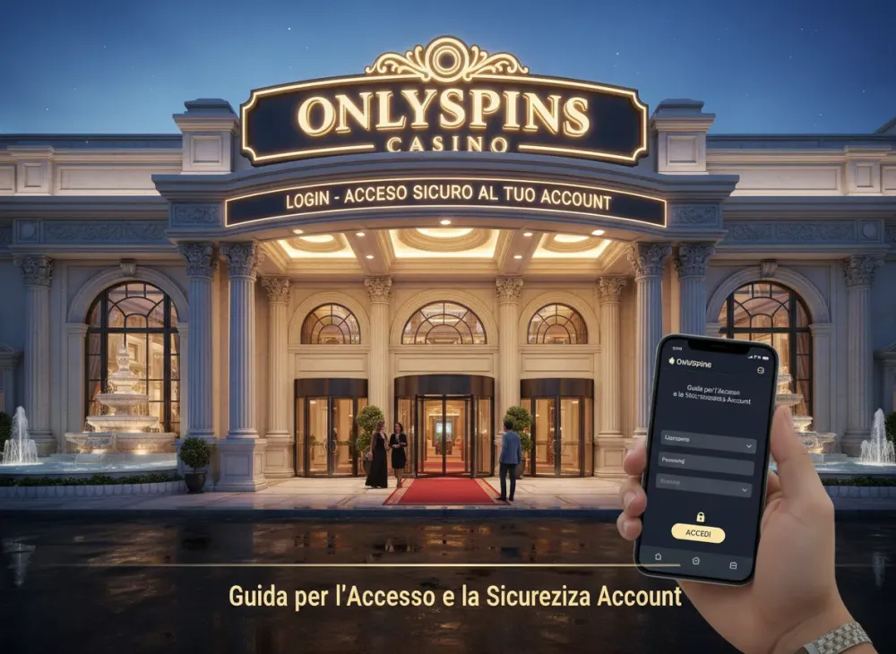 Onlyspins login guida per accesso e sicurezza account