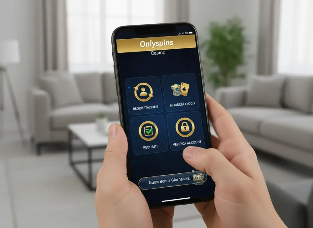 Onlyspins registrazione modalità requisiti e verifica